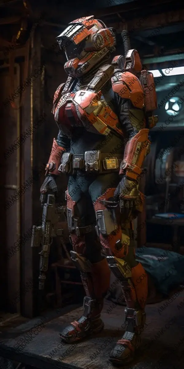 Dynamic Full-Body Depiction of Quake Ranger