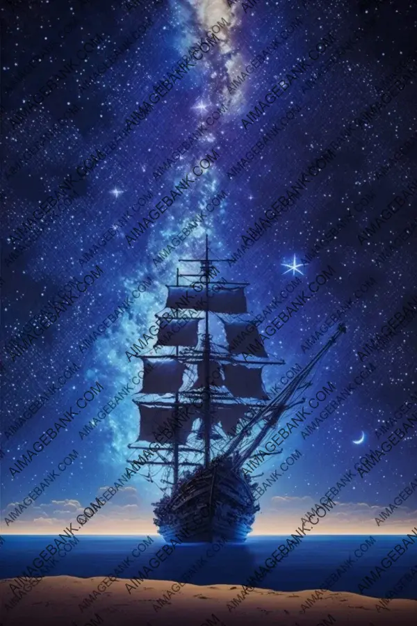 Stunning Night Seascape Anime Art