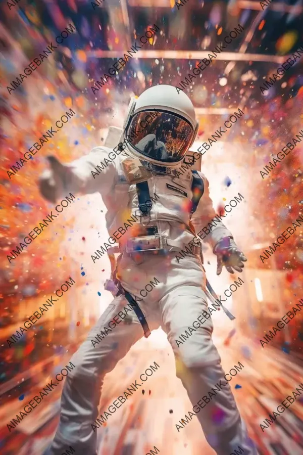 Astronaut&#8217;s Space Dance Party in Tuxedo Attire