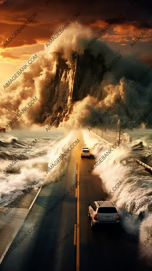 Wave of Destruction: Colossal Tsunami Emerges