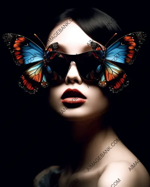 Striking Sunglasses: Butterfly-Shaped Frames Inspired by Zuhair Murad&#8217;s Artistry