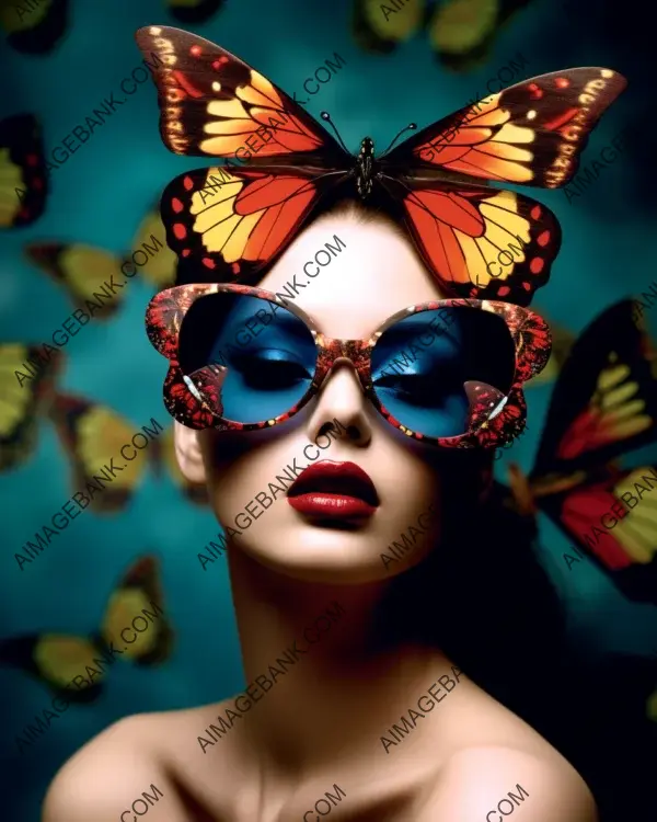 Fashion Forward: Sunglasses Shaped like Butterflies, an Artistic Inspiration from Zuhair Murad