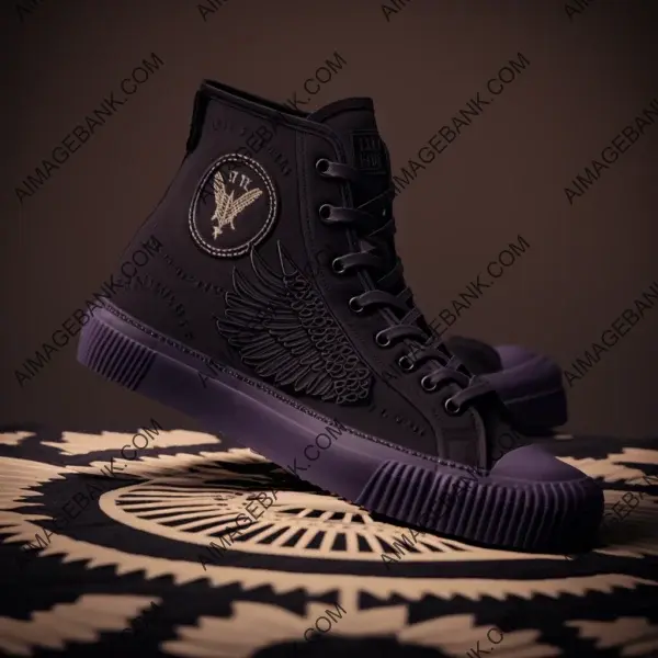 Vantapurple Vantablack: Vintage Sneaker Design with PF Flyers