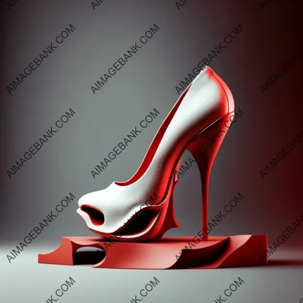 Indulge in the Allure of Photorealistic Images Depicting Fashionable Women&#8217;s Shoes