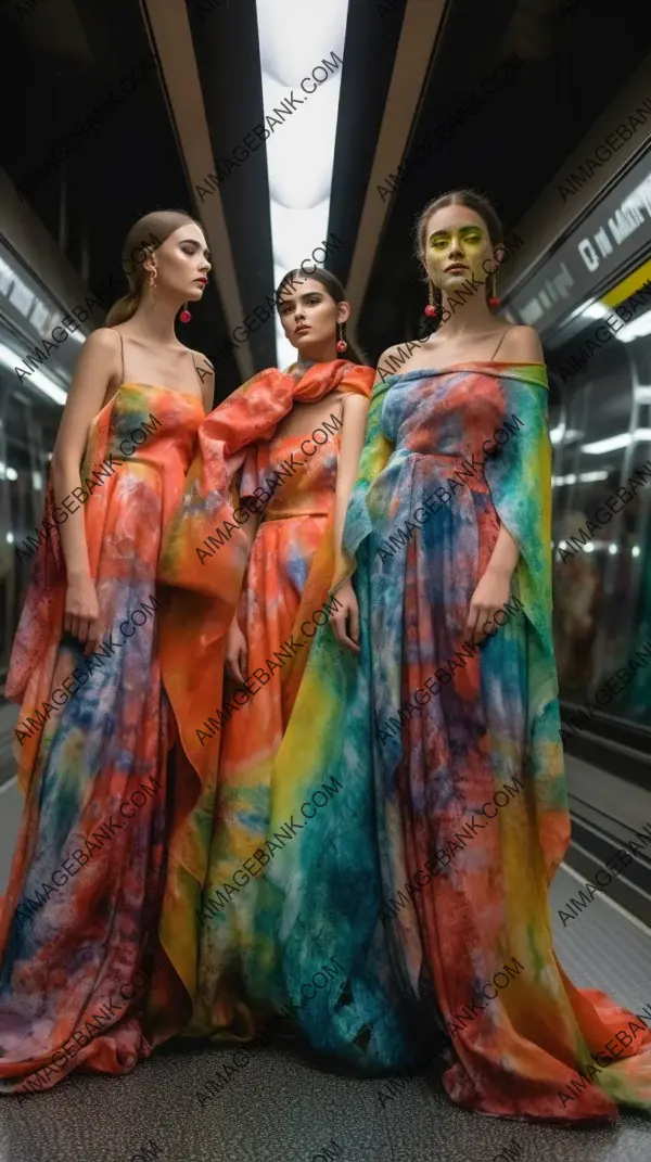 Graffiti-Inspired Dress: Model Channels Artist Hali&#8217;s Vision