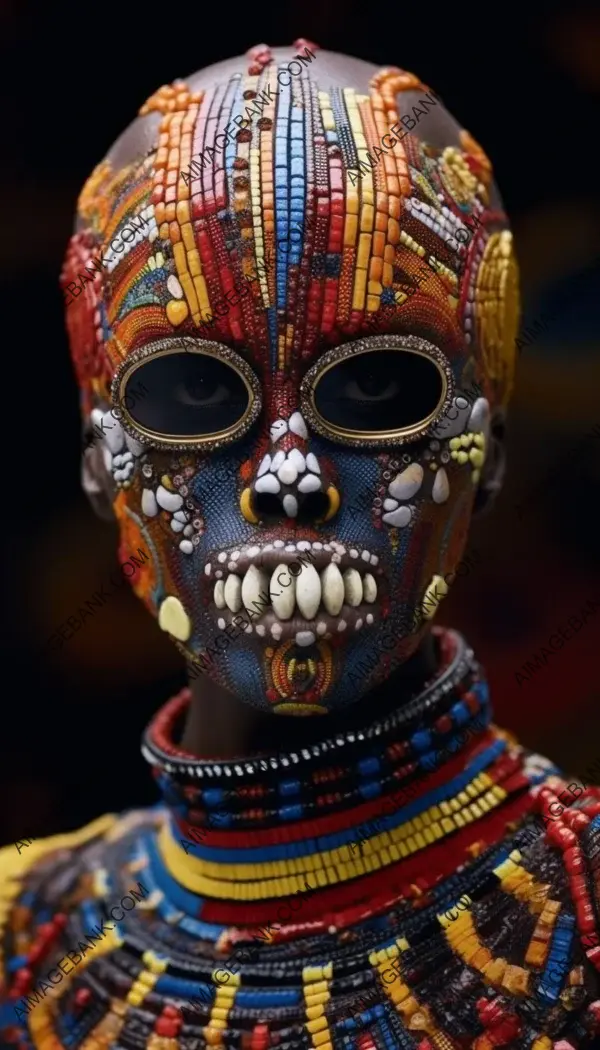 Vibrant Pygmy Fashion Skull Motifs in Mesmerizing Style