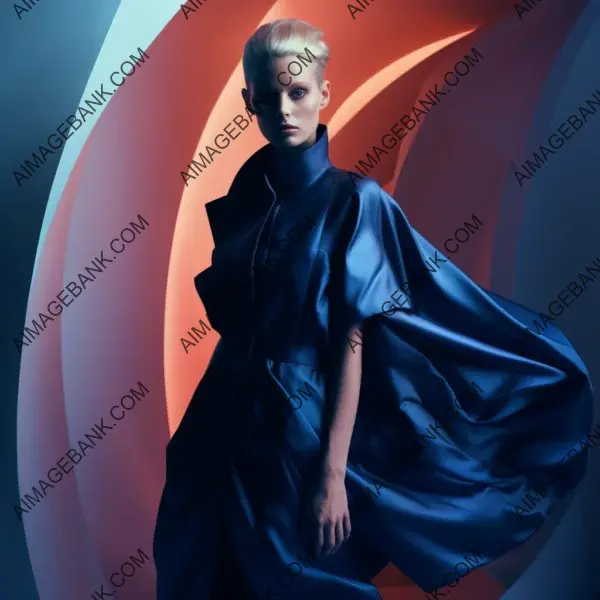 Captivating Image of Progressive Model with Visionary and Futuristic Style