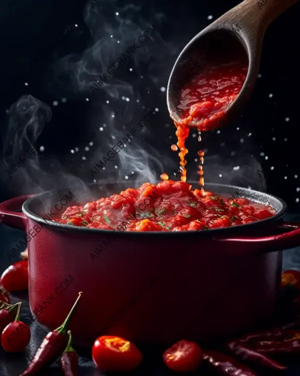 Sauce Perfection: Simmering Red Meat in a Pot