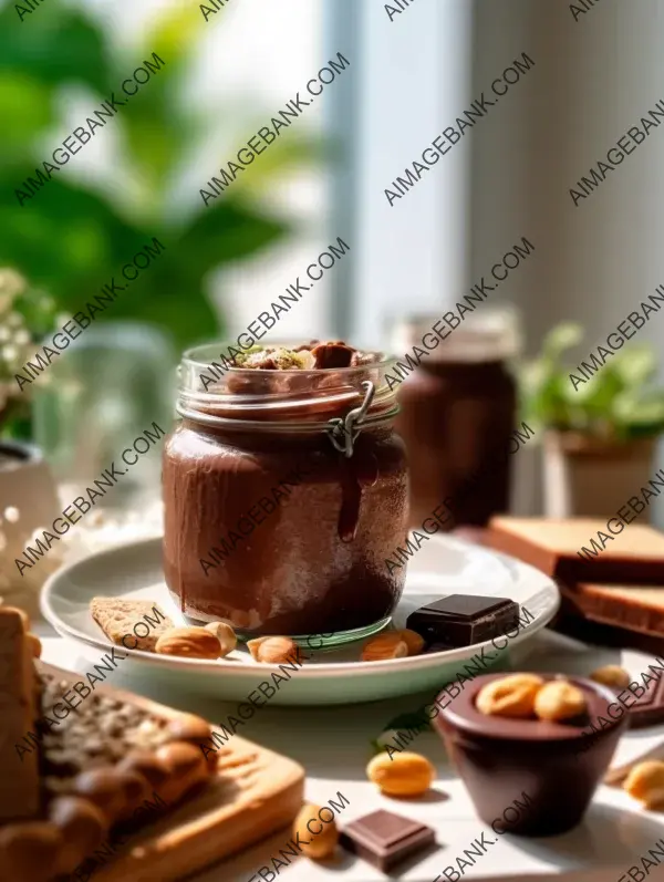 Gourmet Delights: Jar of Chocolate Hazelnut Heaven