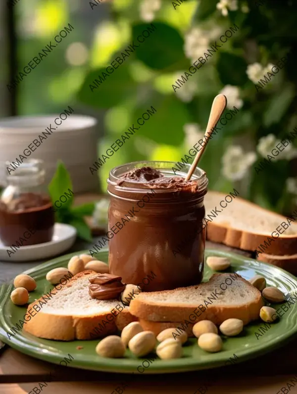 Decadent Jar: Chocolate Hazelnut Paste with Closed Lid