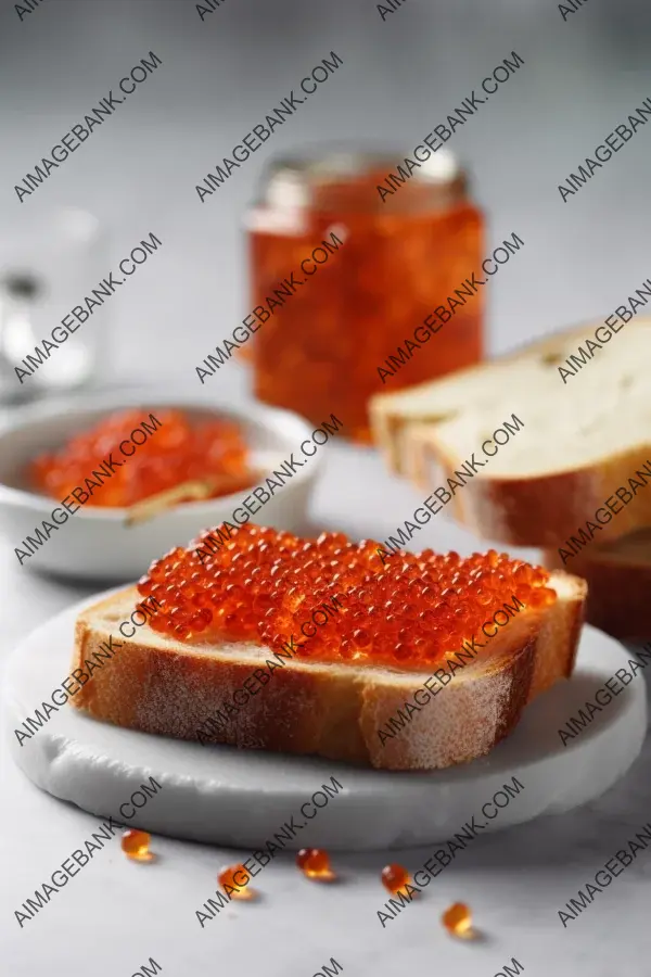 Sophisticated Flavors and Textures of Bread Slice