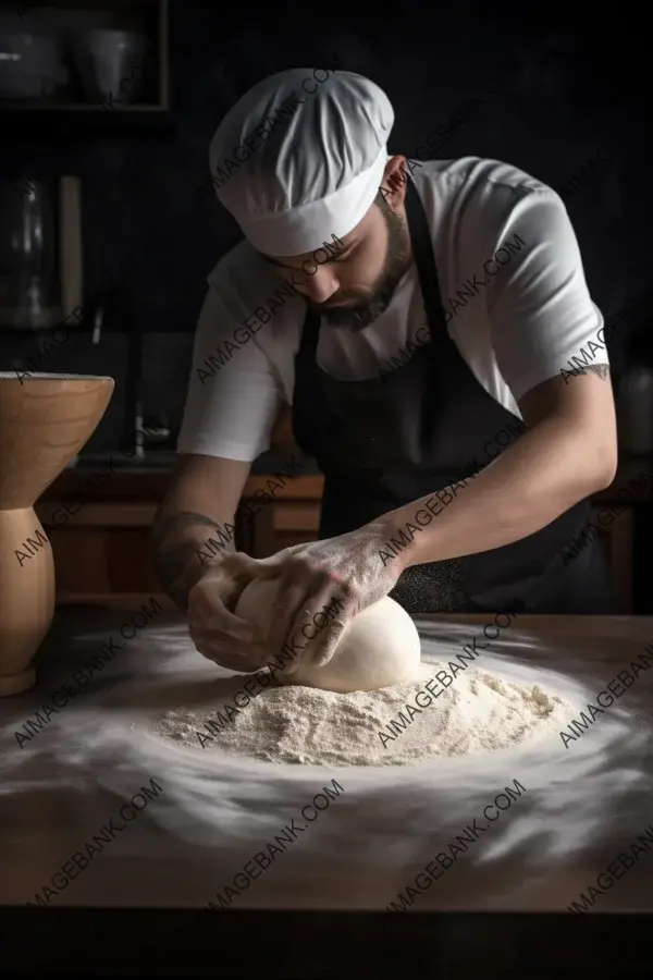 Watch Awe Chef Skillfully Prepares Pizza Dough