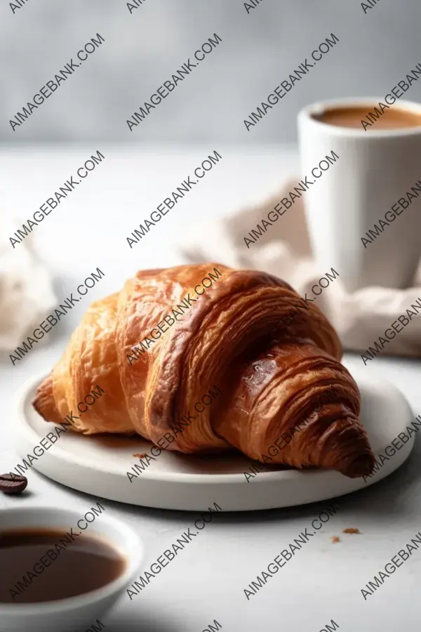 Indulge Perfect Combination Croissant Cup Coffee