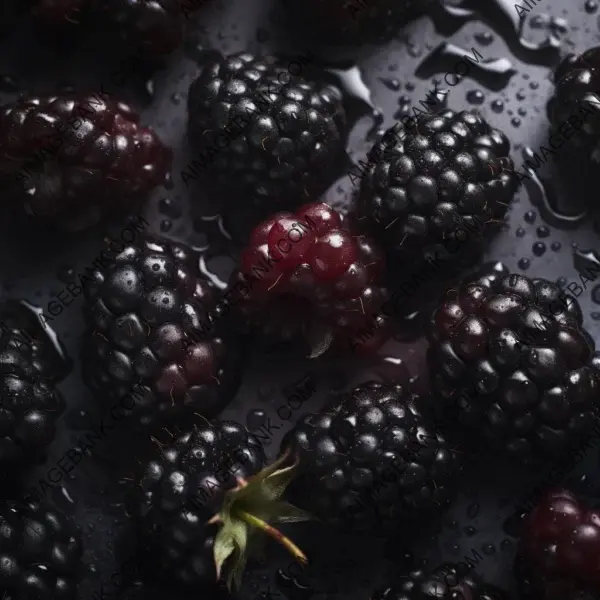 Tantalizing Sweetness Fresh Blackberries