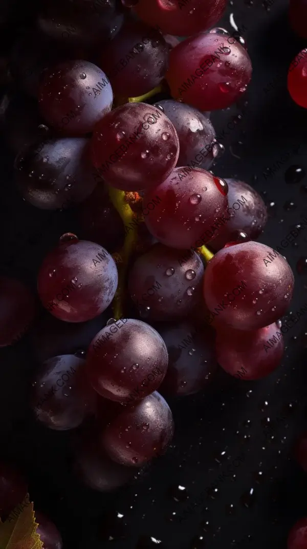 Juicy Refreshing Qualities Fresh Grapes