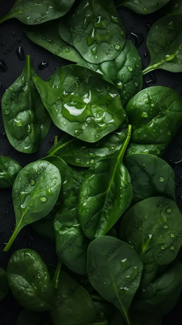 Vibrant Refreshing Nature Fresh Spinach