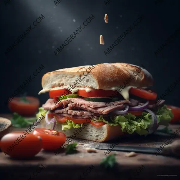 Art of Sandwich-Making with Stunning Creation