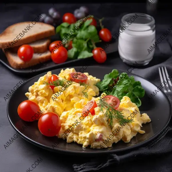 Delightful Breakfast with Scrambled Eggs