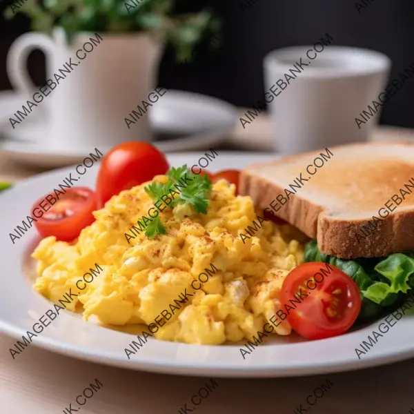 Breakfast Cravings Satisfied with Scrambled Eggs