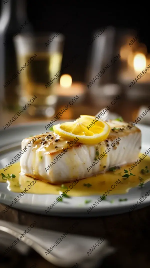 Savor the flavor of grilled halibut with lemon butter sauce