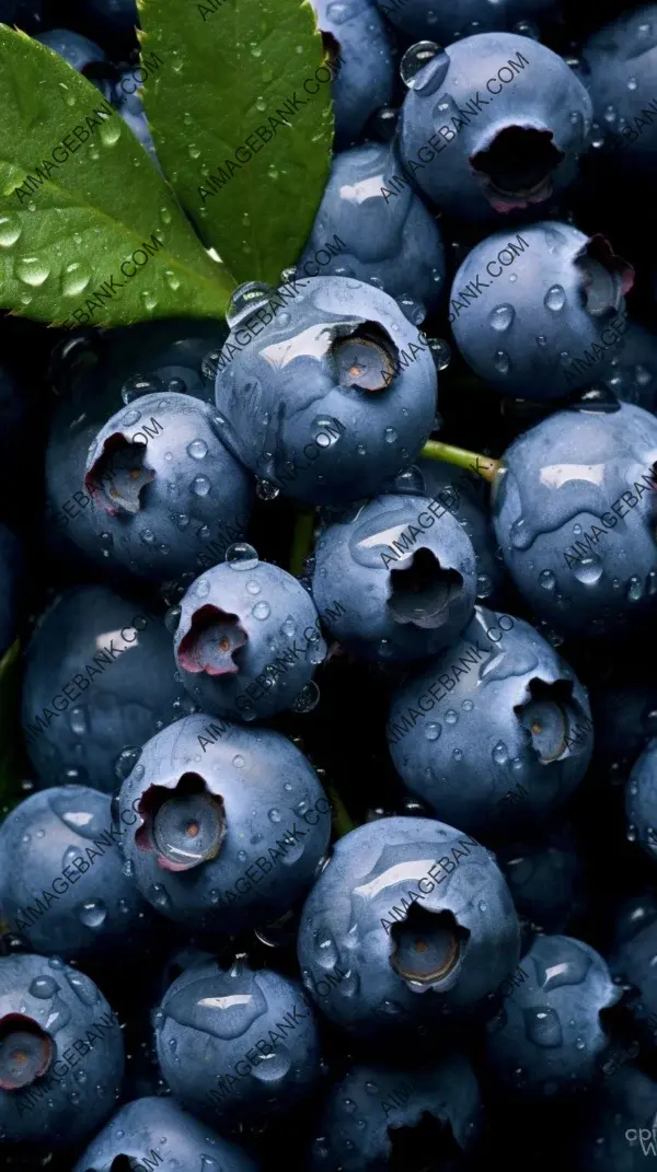 Water Droplets Surrounding Berries