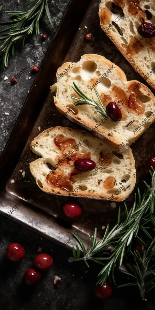 Savory Olive Bread Slices