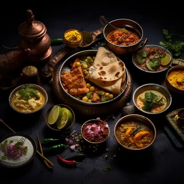 Award-winning Indian cuisine: a tantalizing photograph by Glibatree Studios