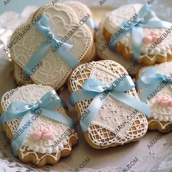 Sweet lace indulgence: cookies with a delicate and girl-like charm