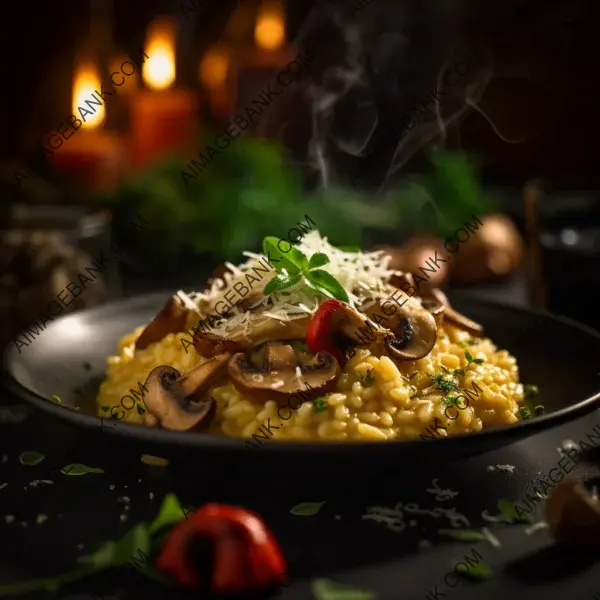 Flavors in harmony: a professional food photography celebrating risotto