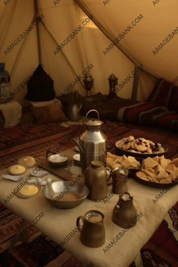 Savoring Arabian nights: an oasis tent filled with oriental coffee and sweets