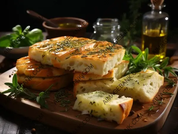 A Picturesque Scene: Delectable Focaccia Genovese