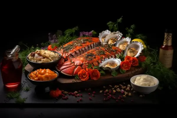 An Arrangement of Delicacies: Exquisite Seafood Platter