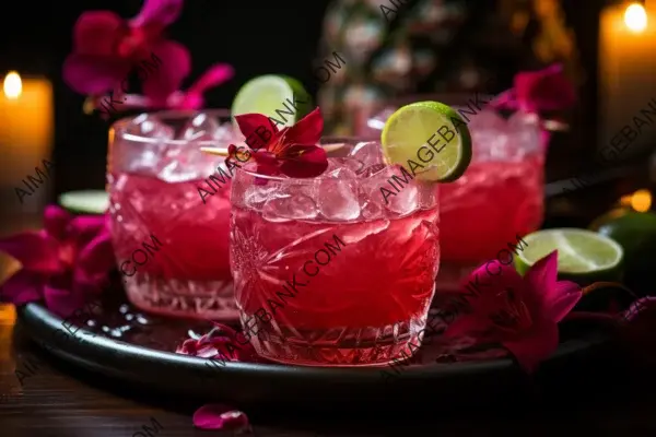 Luscious Hibiscus Punch: Tropical Vibes