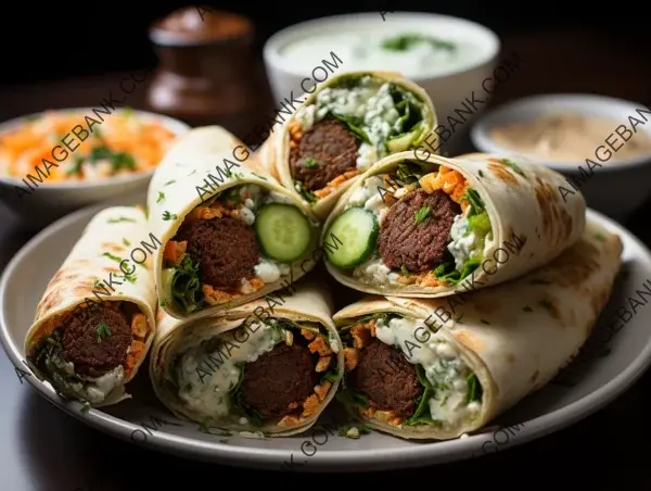 Flavorful Falafel Wrap: A Lebanese Delight