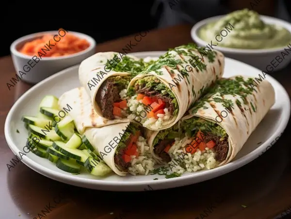 A Taste of Lebanon: Delicious Falafel Wrap