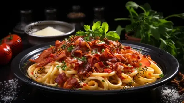 Italian All&#8217;Amatriciana Bucatini: A Mouthwatering Delight