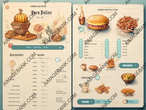 Visually Appealing Menu Design: Creating a User-Friendly Experience