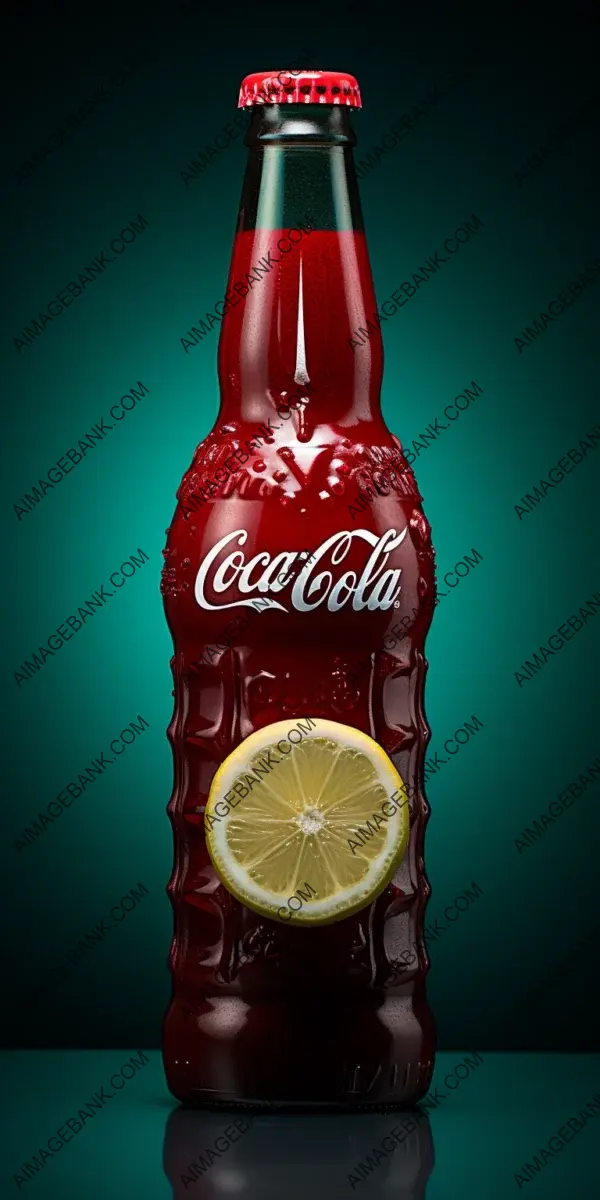 Elegantly Captured Coca-Cola Bottle Minimalism.