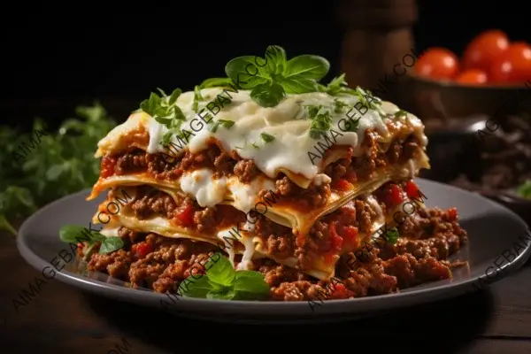 Layers of Flavor: Oozing Mouthwatering Lasagna.