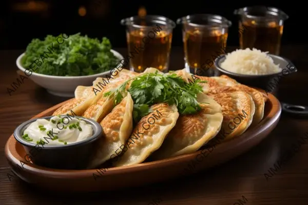 Traditional Polish Dumplings: Filled Pierogi.