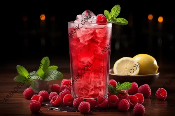 Tantalizing Raspberry Fizz: Aromatic Refreshment.