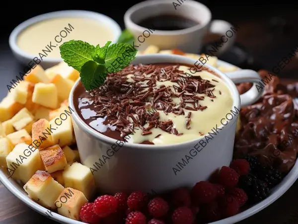 Decadent Swiss Chocolate Fondue.