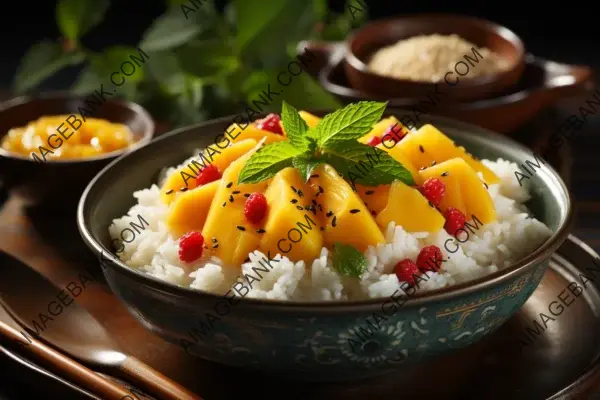 Exotic Mango Treat: Sticky Rice Delight.