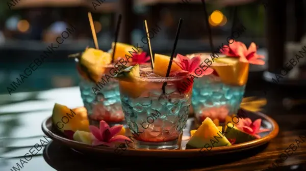 A Taste of the Tropics: Refreshing Cocktail.