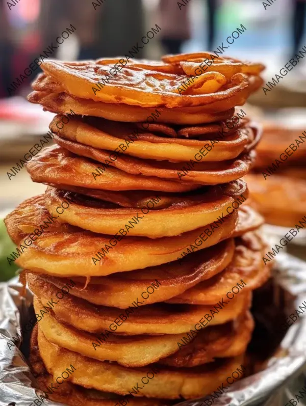 Crunchy Oily Delight: Fried Sweet Bread Sel Roti