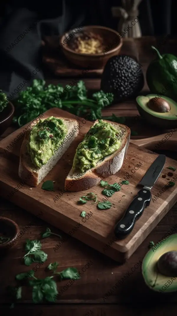 Perfectly even spread of avocado toast