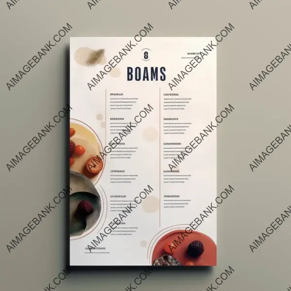 Simplistic Text-Based Restaurant Menu