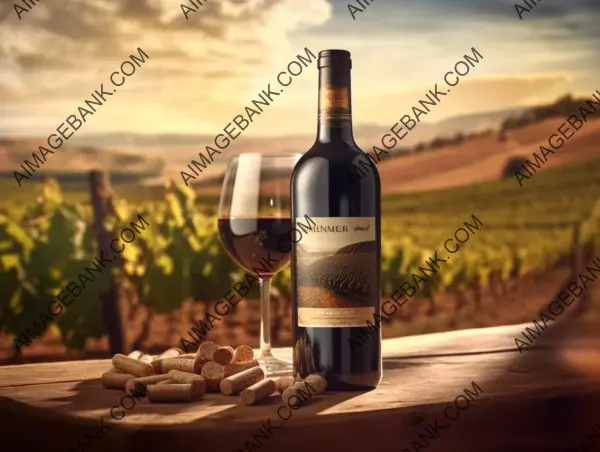 Intricate Wine Advertising Photograph