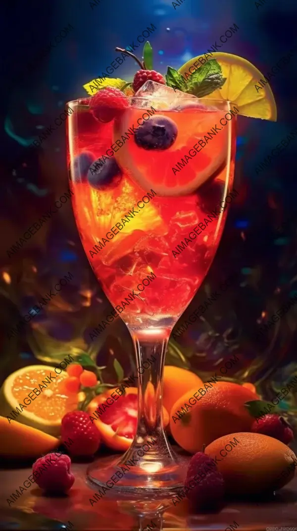 Realistic Cocktail Masterpiece