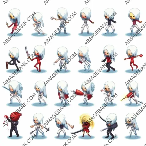 Videogame Character Animation: Different Spritesheets